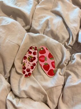 Free People Cherry & Strawberry Motel Keychain Bundle